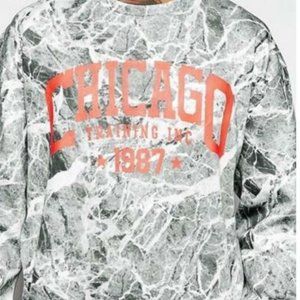 ASOS Chicago Scuba Sweatshirt Oversized Unisex L